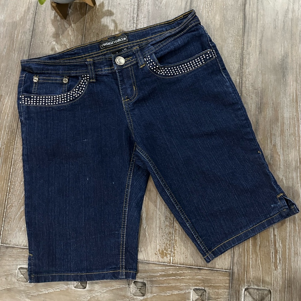 Vintage Harlem Jean Shorts - Picture 2 of 11